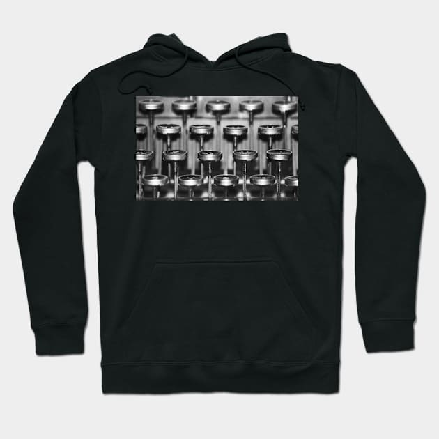 Typewriter Keys Hoodie by LaurieMinor